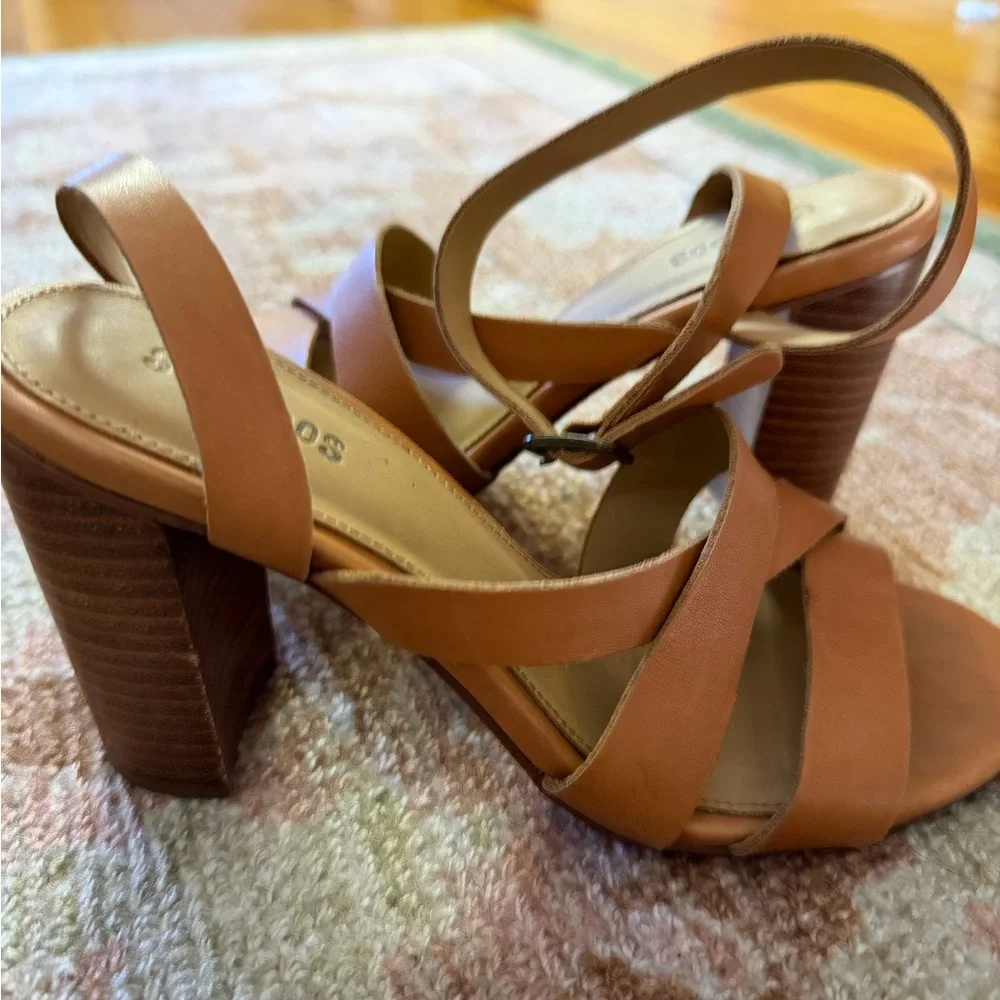 Soludos Women's Brown Strappy Heels - Picture 3 of 3